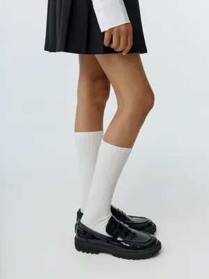 Лакированные пенни-лоферы SELA, черный, арт. 42441