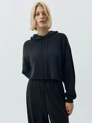 Худи SELA, черный, арт. 42442