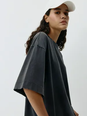 Футболка оверсайз SELA, серый, арт. 42448