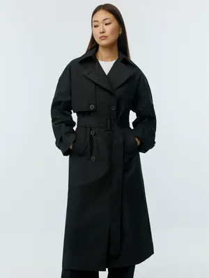 Женский плащ SELA, черный, арт. 42513