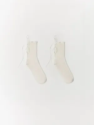 Носки со шнуровкой для девочек, арт. 4253