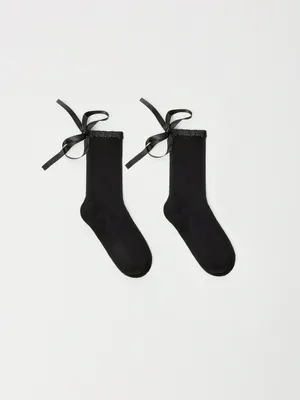 Длинные носки с бантиками, арт. 4273