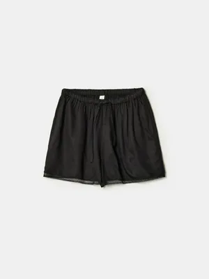 Шорты Sela для девочек, черный, арт. 42808