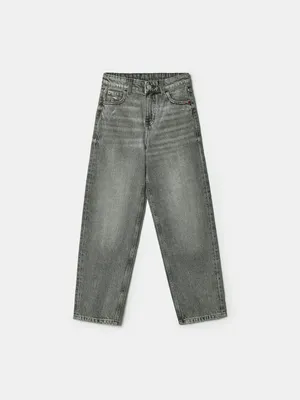 Джинсы SELA Свободные, серый, арт. 42811