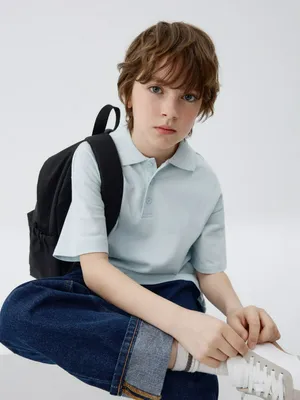 Поло оверсайз с коротким рукавом детское, арт. 4288