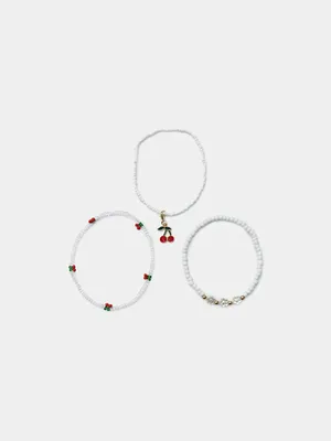 Набор браслетов SELA из бисера для девочек, разноцветный, арт. 42986