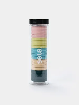 Набор резинок для волос Sela, разноцветный, арт. 43001