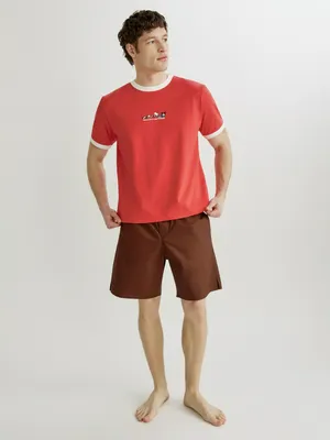 Домашние шорты SELA, коричневый, арт. 43018