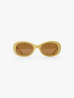 Солнцезащитные очки SELA для девочек, бежевый, арт. 43024