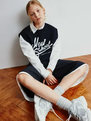 Укороченный вязаный жилет для девочек, синий, арт. 4315