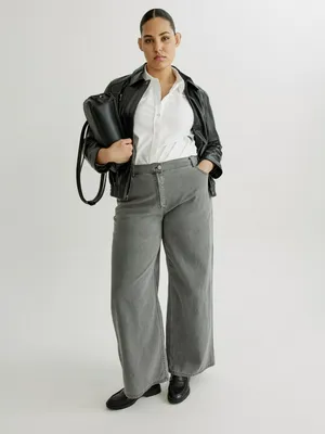 Прямые брюки Sela, серый, арт. 43179