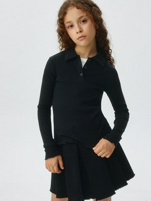 Школьный лонгслив с воротником для девочек, арт. 4318