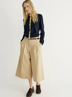 Брюки-кюлоты Sela, бежевый, арт. 43183