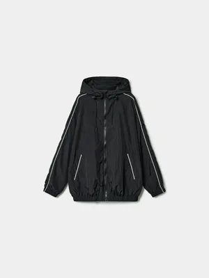 Спортивная ветровка Sela из нейлона, черный, арт. 43191