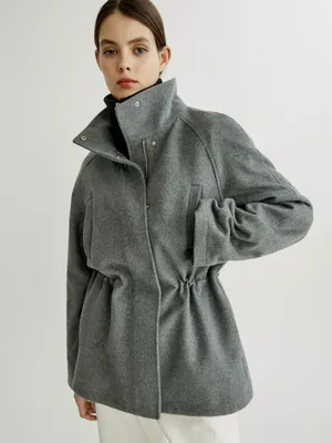 Полупальто-парка SELA, серый, арт. 43194