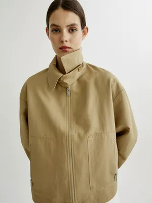 Куртка SELA из твила, бежевый, арт. 43322