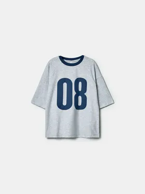 Футболка SELA оверсайз с принтом, разноцветный, арт. 43328