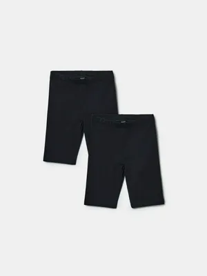 Набор базовых велосипедок Sela для девочек (2 шт.), черный, арт. 43334