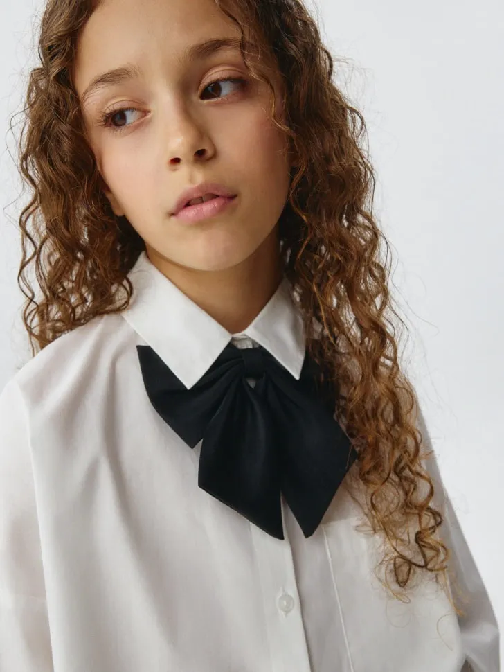 Галстук-бант для девочек, черный, арт. 4334