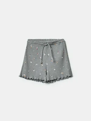 Шорты SELA с принтом для девочек, серый, арт. 43365