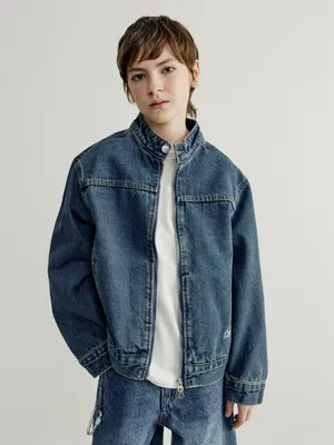 Джинсовая куртка Sela для мальчиков, синий, арт. 43371