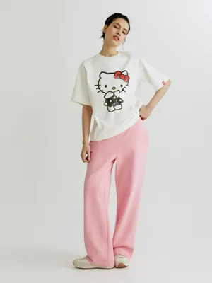 Брюки SELA широкие, розовый, арт. 43400