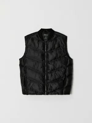 Жилет утепленный детский SELA, черный, арт. 43446