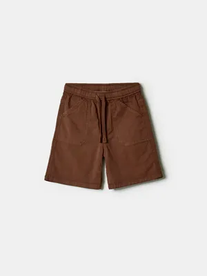 Шорты бермуды для мальчиков SELA, коричневый, арт. 43473