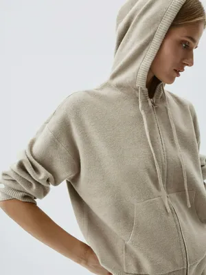 Вязаная толстовка Sela, бежевый, арт. 43488