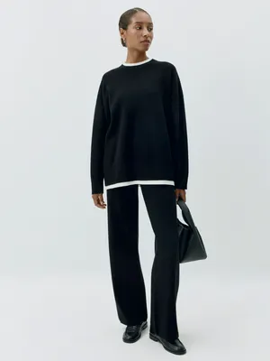 Женские брюки Sela, черный, арт. 43503