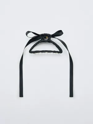 Заколка-крабик для волос для девочки, черный, арт. 4353