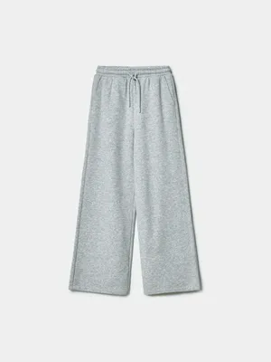 Трикотажные брюки SELA для девочек, серый, арт. 43726