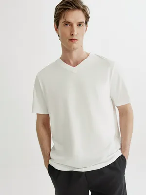 Футболка SELA MARK REGULAR FIT, белый, арт. 43730