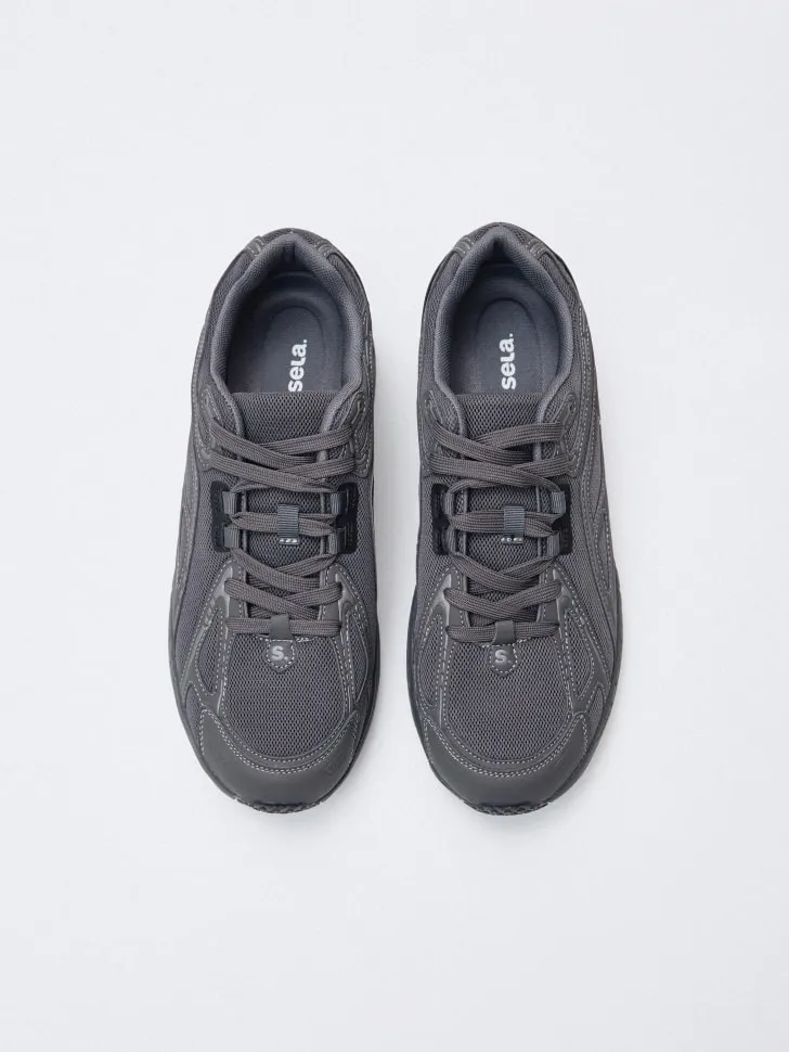 Комбинированные кроссовки, серый, арт. 4375