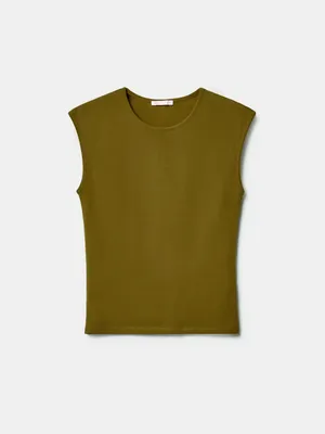 Топ SELA Young приталенный, хаки, арт. 43794