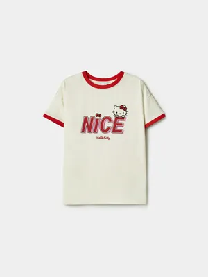 Футболка SELA Hello Kitty, бежевый, арт. 43798