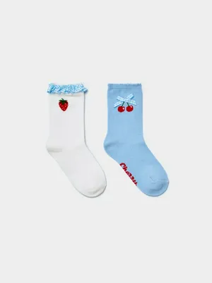 Набор носков SELA для девочек, разноцветный, арт. 43936