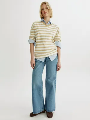 Джинсы клеш SELA, голубой, арт. 43940