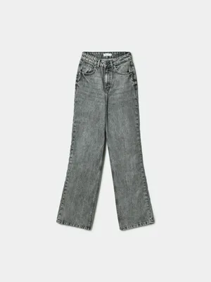 Широкие джинсы Sela 411, серый, арт. 43943