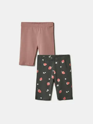 Набор велосипедок SELA для девочек (2 шт.), разноцветный, арт. 43960