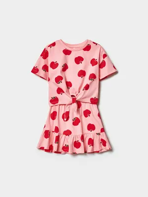 Комплект из футболки и юбки SELA для девочек, розовый, арт. 43965