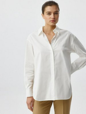 Оверсайз рубашка с гербовой вышивкой, арт. 4406