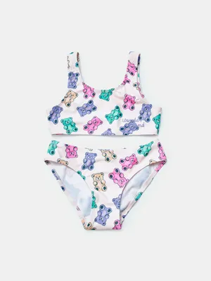 Купальник раздельный SELA для девочек, разноцветный, арт. 44291