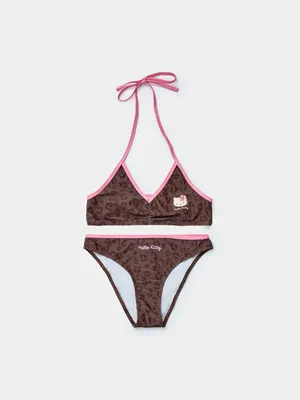 Купальник Hello Kitty, коричневый, арт. 44311