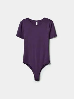 Боди SELA Young с коротким рукавом, фиолетовый, арт. 44403