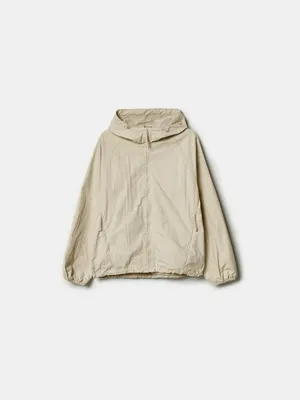 Ветровка SELA из жатой ткани, бежевый, арт. 44407