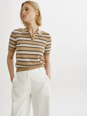 Джемпер поло SELA, разноцветный, арт. 44430