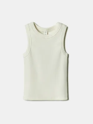 Базовый топ SELA для девочек, белый, арт. 44441