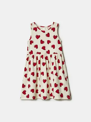 Платье Sela для девочек с принтом, разноцветный, арт. 44442