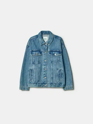 Джинсовая куртка оверсайз SELA, голубой, арт. 44461